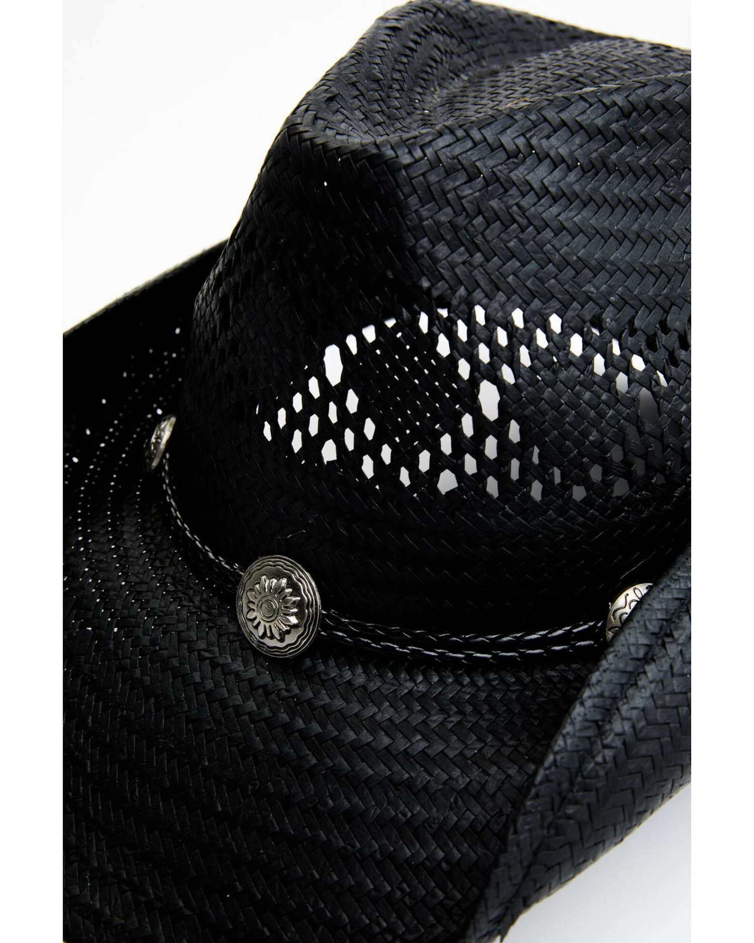 Cody James Men's Rory Concho Western Straw Hat - Image 2