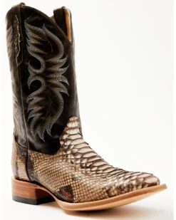Cody James Men's Exotic Python Western Boots - Broad Square ToeÂ