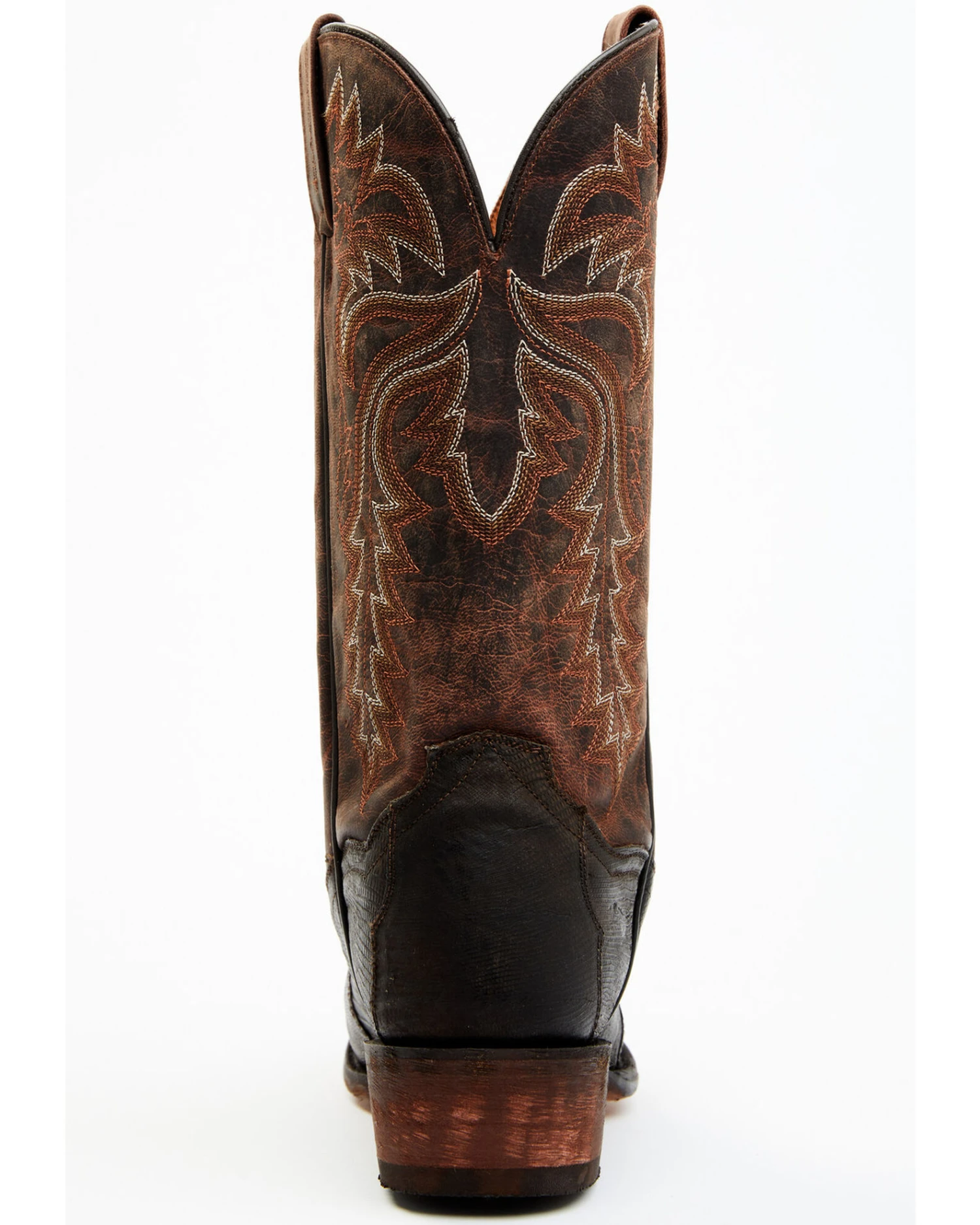 Dan Post Men's Exotic Teju Lizard Leather Tall Western Boots - Round Toe - Image 5