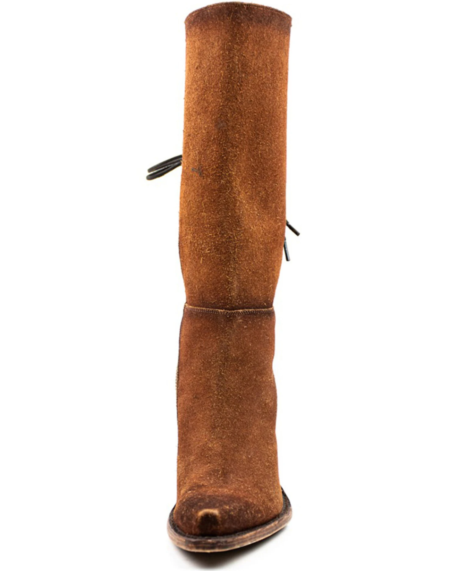 Dan Post Women's Corsette Back Lace Tall Western Leather Boots - Snip Toe - Image 4