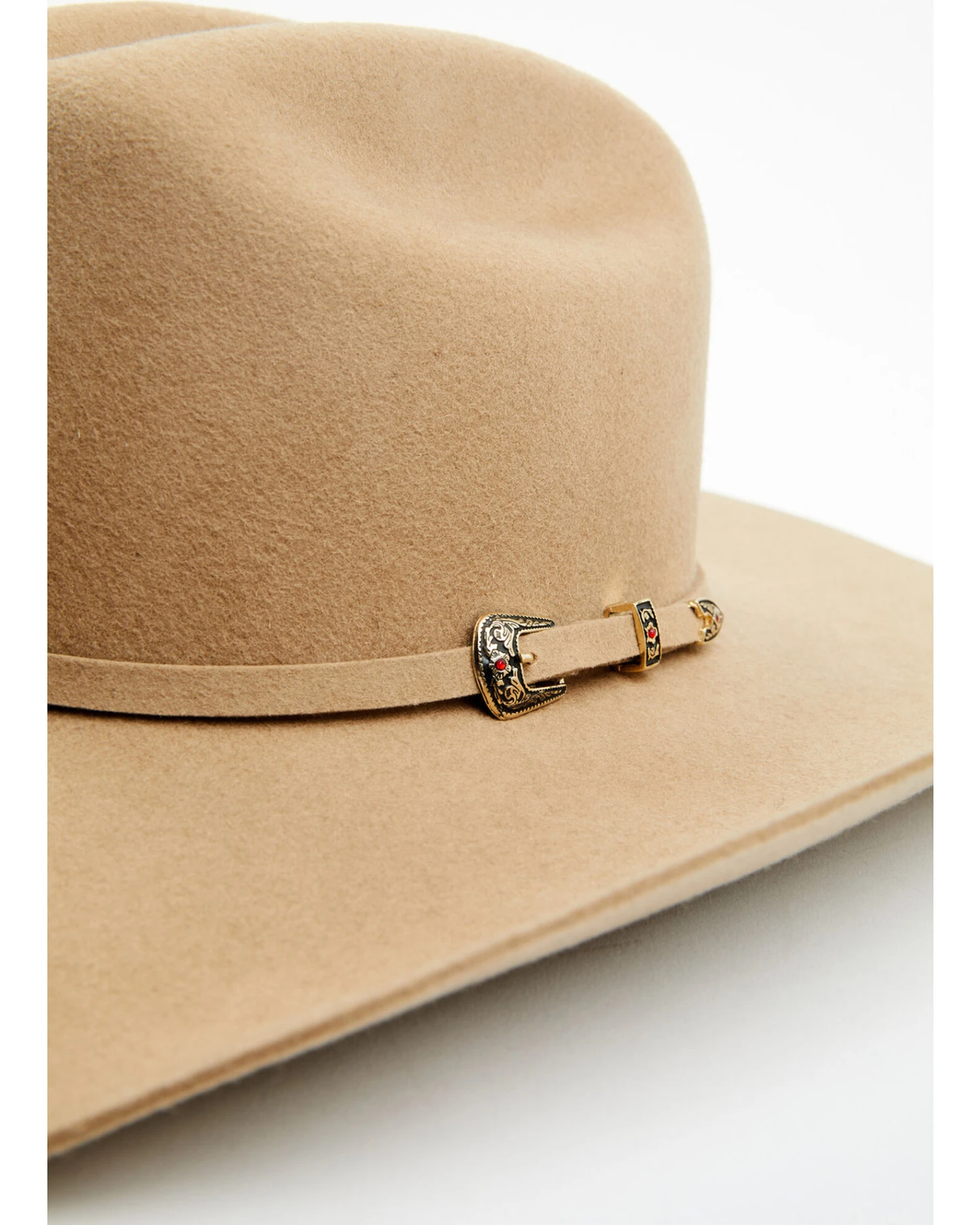 ProHats Men's Precreased Buckle Band Wool Felt Western Hat - Image 2