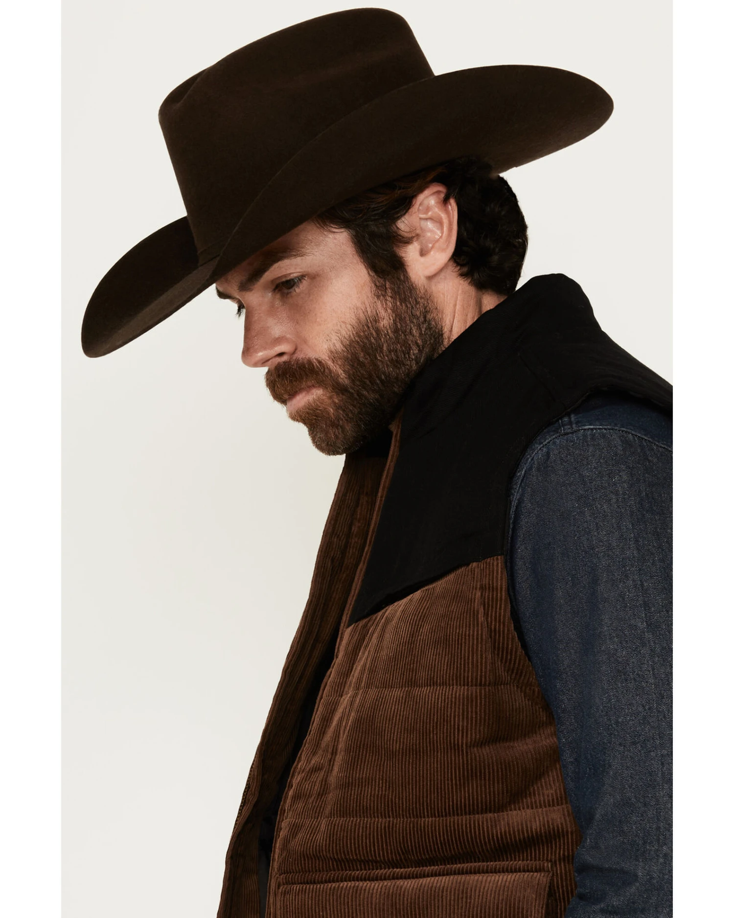 Cody James Men's Waren Corduroy Puffer Vest - Image 2