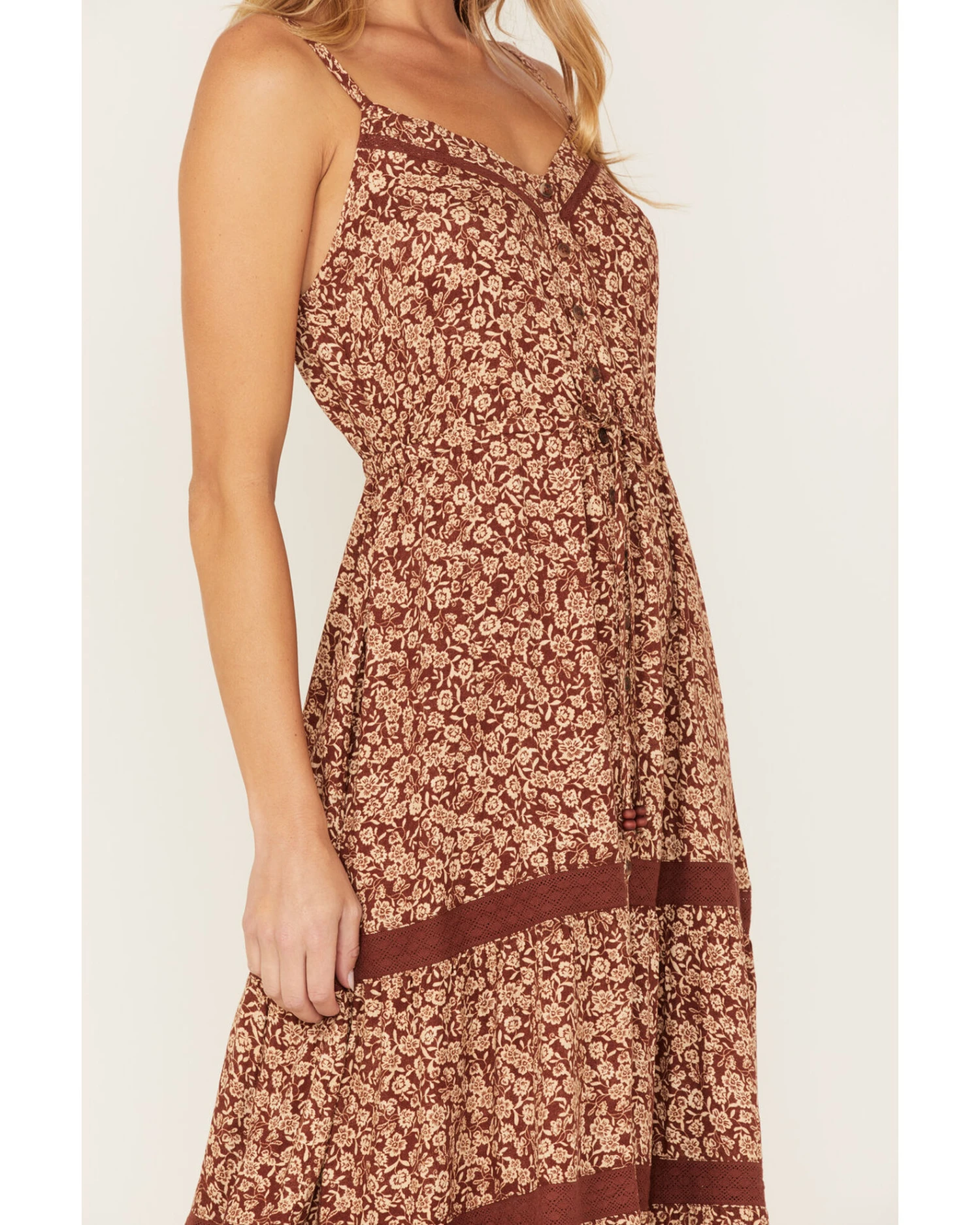 Idyllwind Women's Floral Print Tiered Maxi Dress - Image 4