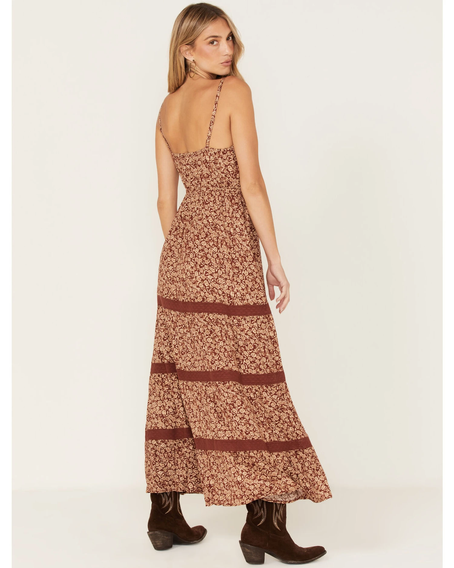 Idyllwind Women's Floral Print Tiered Maxi Dress - Image 5