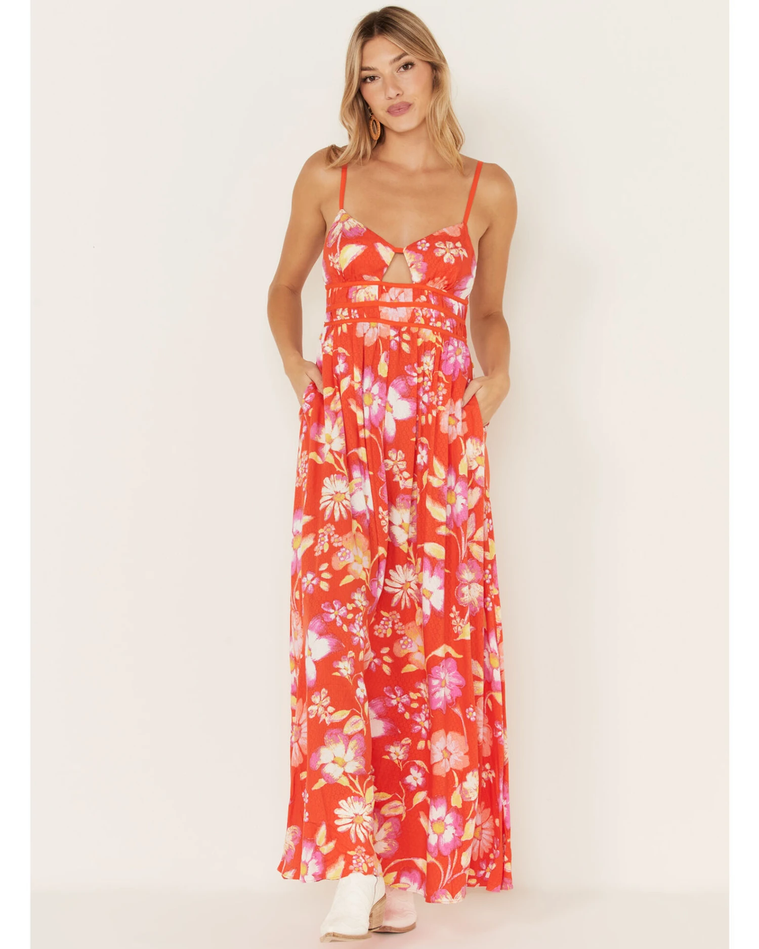 Free People Women's Wisteria Floral Print Maxi Dress - Image 2