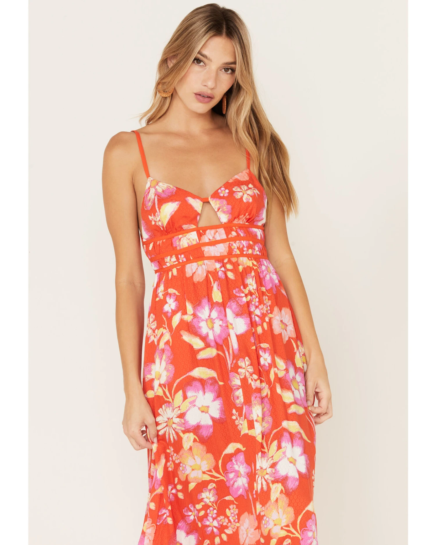 Free People Women's Wisteria Floral Print Maxi Dress - Image 3