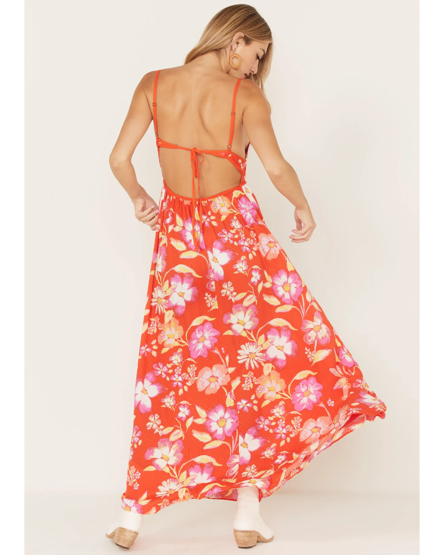 Free People Women's Wisteria Floral Print Maxi Dress - Image 4