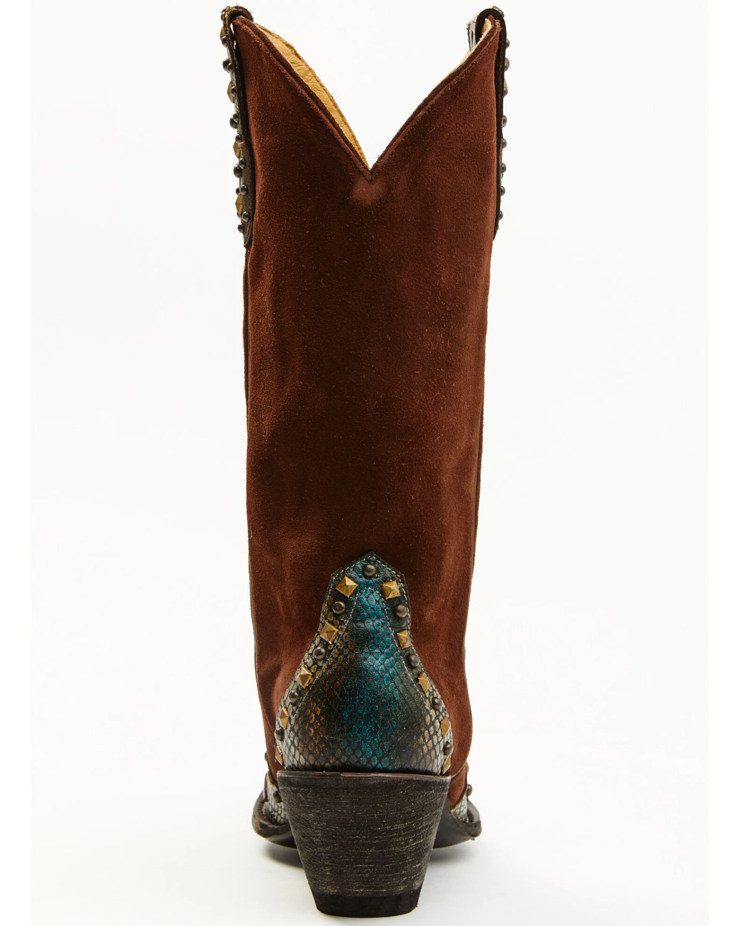 Idyllwind Women's Leap Snake Suede Leather Western Boots - Snip Toe - Image 5