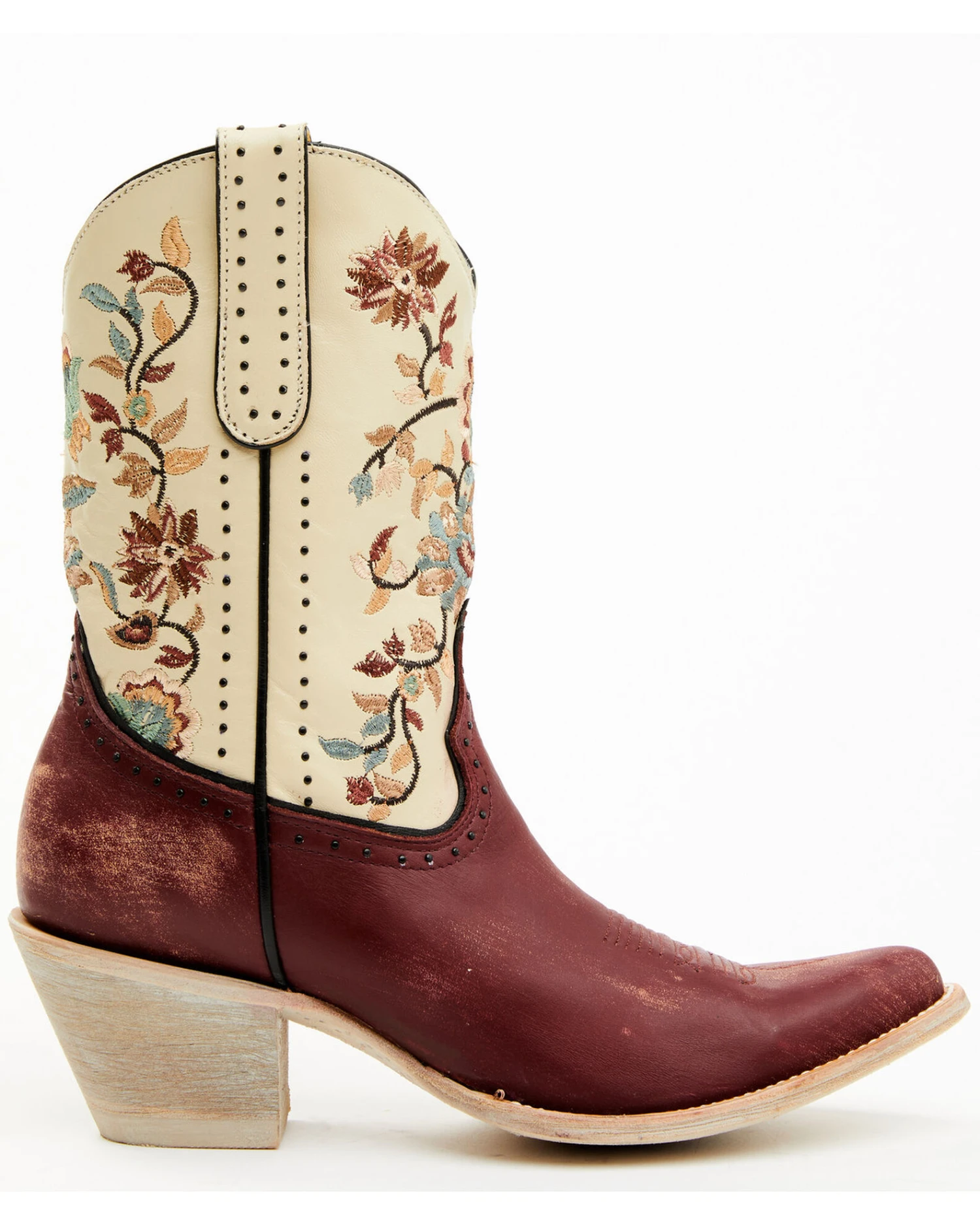 Yippee Ki Yay By Old Gringo Women's Bruni Floral Embroidered Studded Western Boots - Medium Toe - Image 2