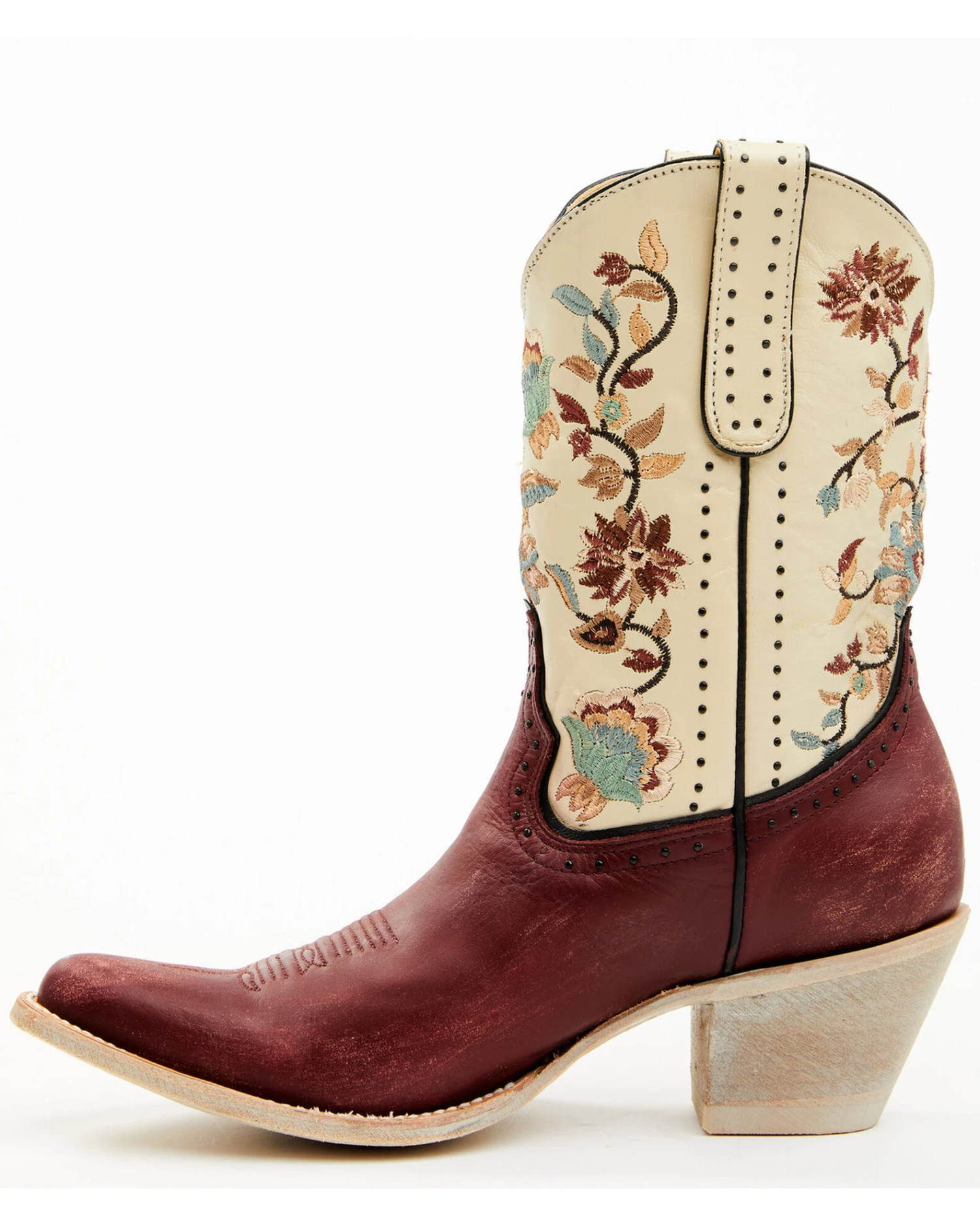 Yippee Ki Yay By Old Gringo Women's Bruni Floral Embroidered Studded Western Boots - Medium Toe - Image 3