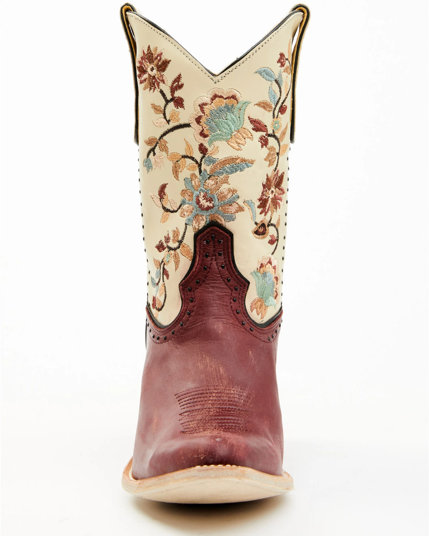 Yippee Ki Yay By Old Gringo Women's Bruni Floral Embroidered Studded Western Boots - Medium Toe - Image 4