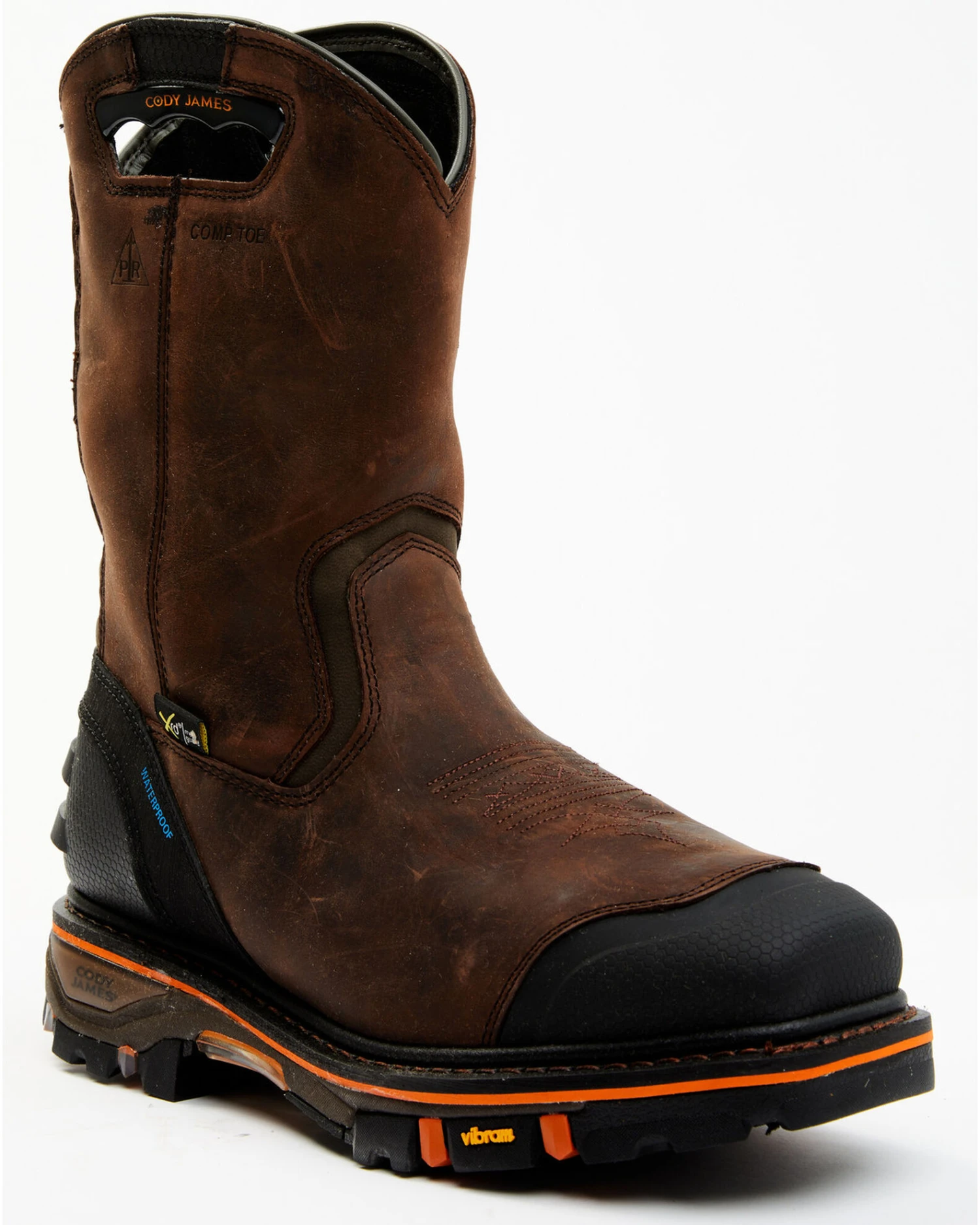 Cody James Men's Waterproof Met Guard Work Boots - Composite Toe