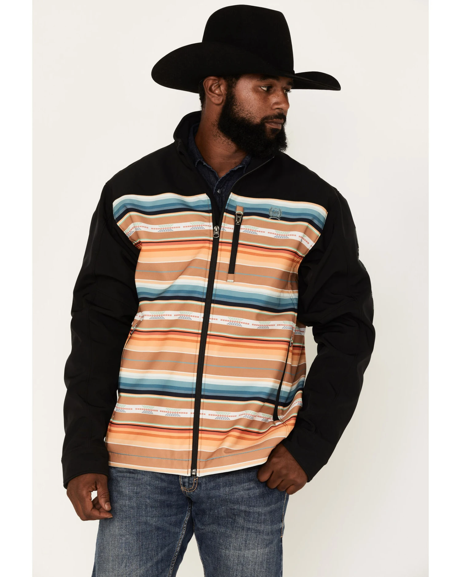 Cinch Men's Southwestern Logo Softshell Jacket