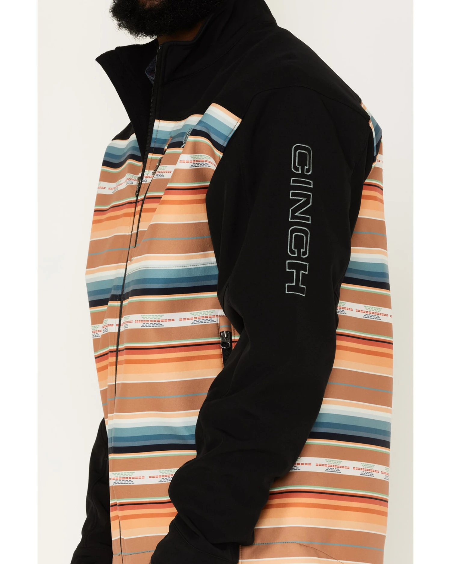 Cinch Men's Southwestern Logo Softshell Jacket - Image 3