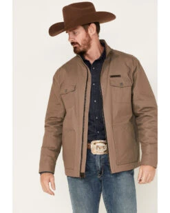 Cinch Men's Solid Brushed Twill Snap-Front Canvas Jacket 