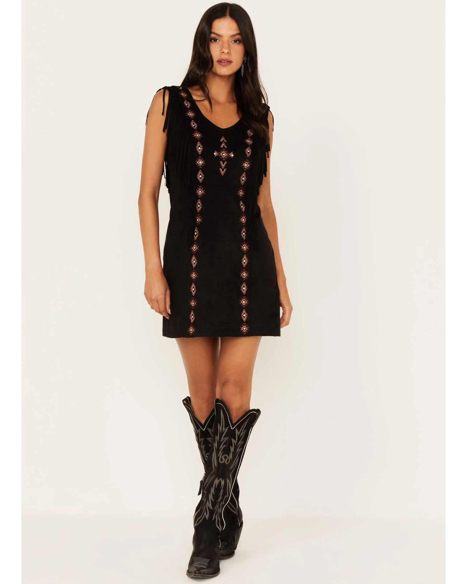 Idyllwind Women's Central Pike Fringe Embroidered Dress