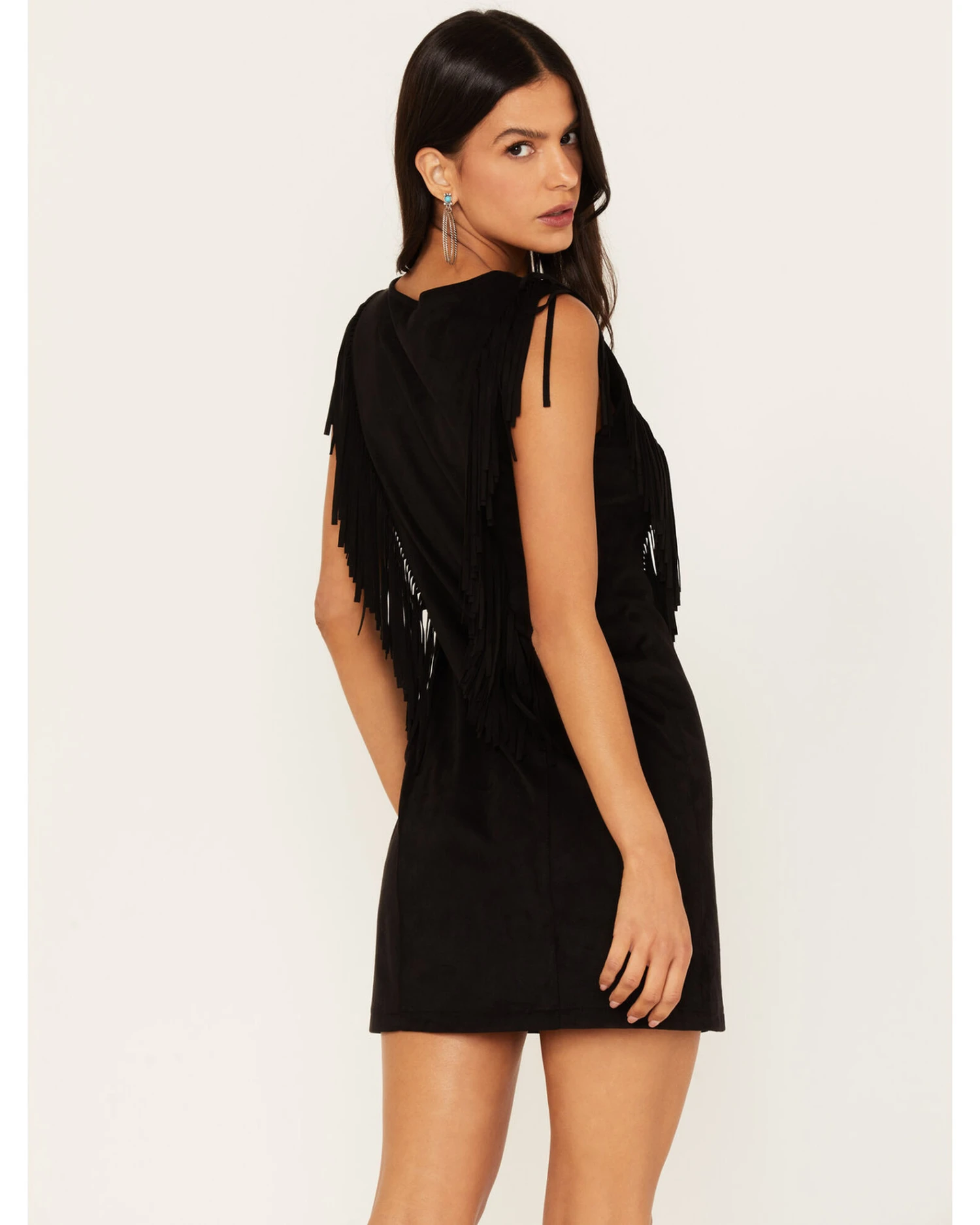 Idyllwind Women's Central Pike Fringe Embroidered Dress - Image 4