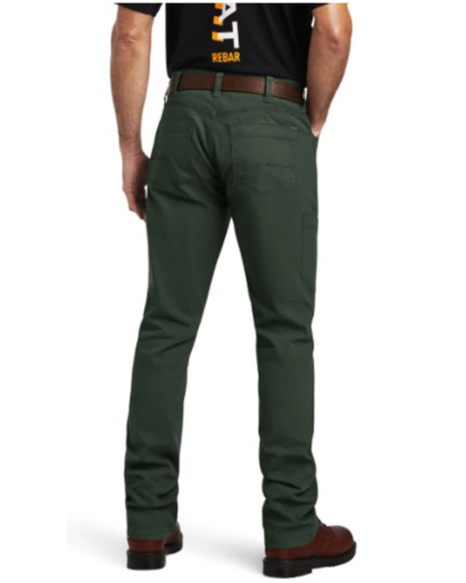 Ariat Men's Rebar M4 Made Tough DuraStretch Relaxed Straight Leg Work Pants - Image 2