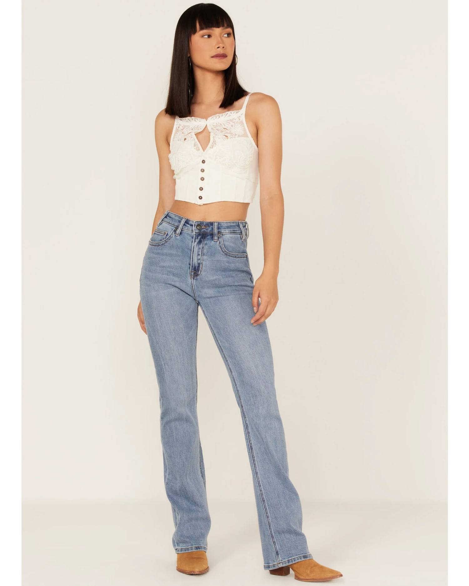 Free People Women's Have My Heart Cropped TankĀ Top - Image 2