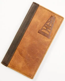 Hooey Men's Brown Logo Embossed Rodeo Wallet 