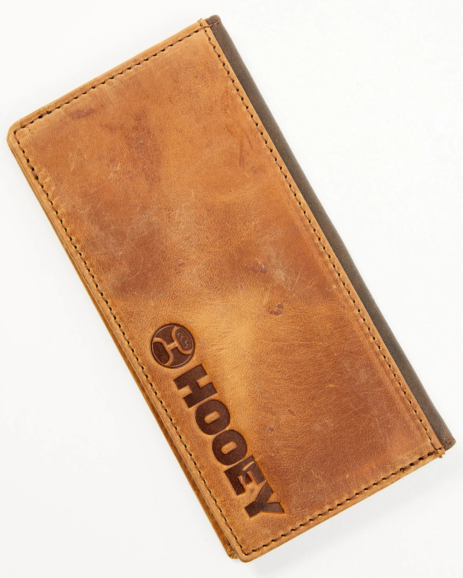 Hooey Men's Brown Logo Embossed Rodeo Wallet - Image 3