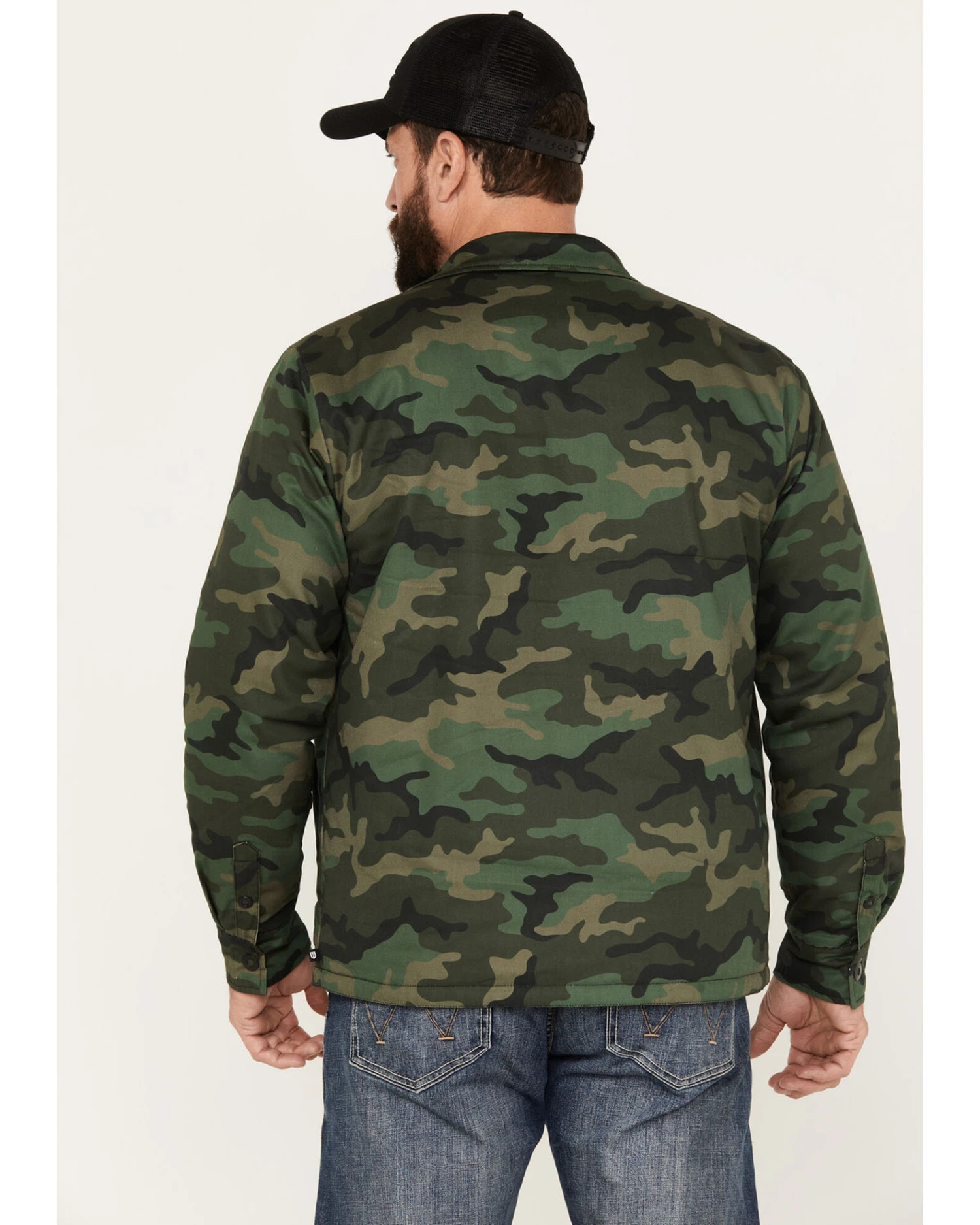 Howitzer Men's Camo Defeated ReversibleĀ Jacket - Image 4