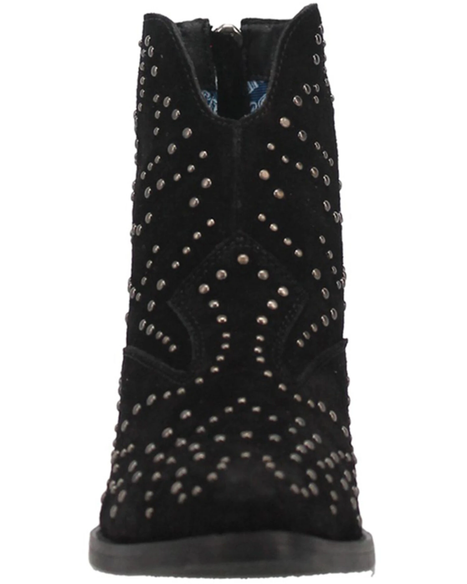Dingo Women's Denim N Diamonds Studded Western Fashion Booties - Round Toe - Image 4