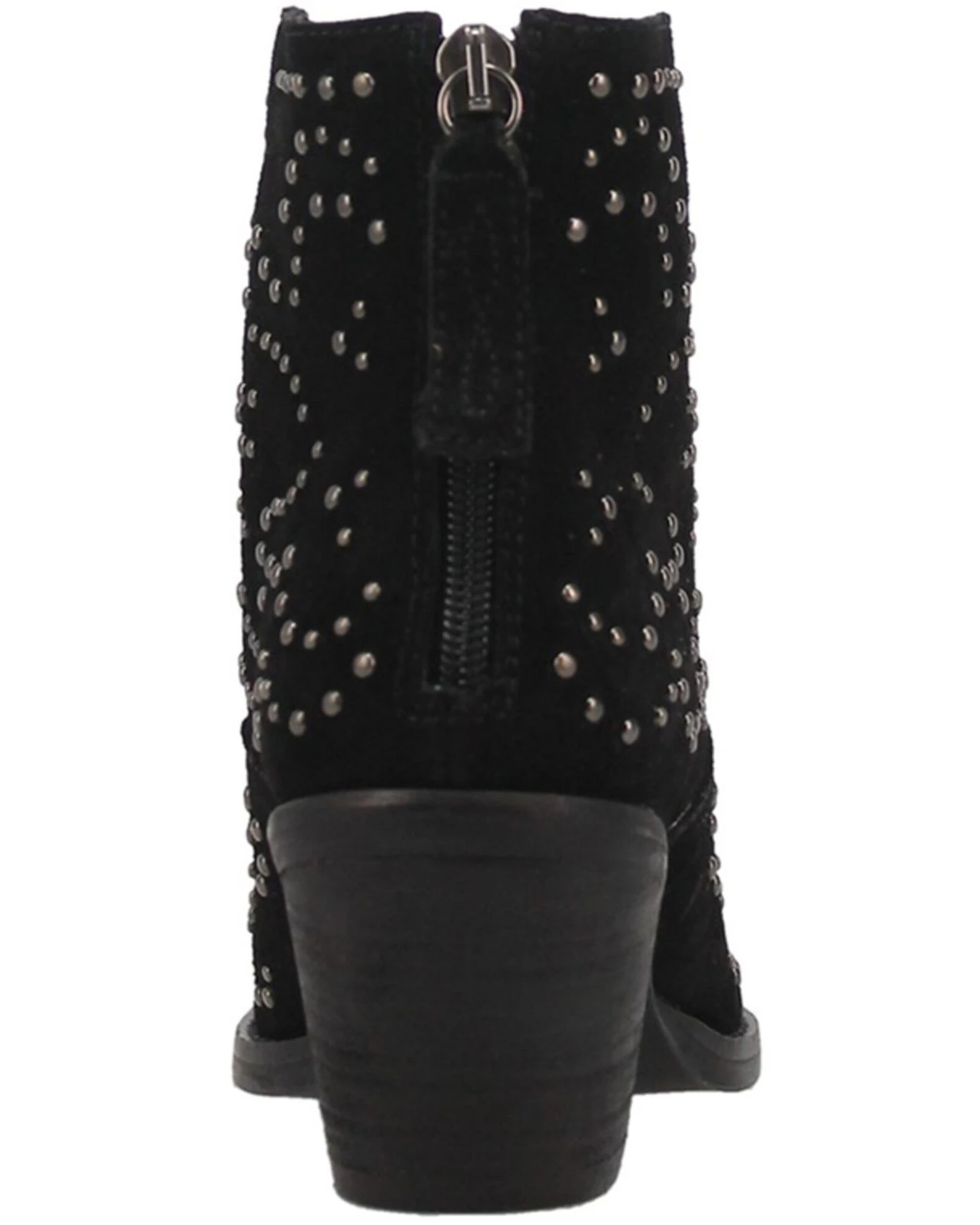 Dingo Women's Denim N Diamonds Studded Western Fashion Booties - Round Toe - Image 5