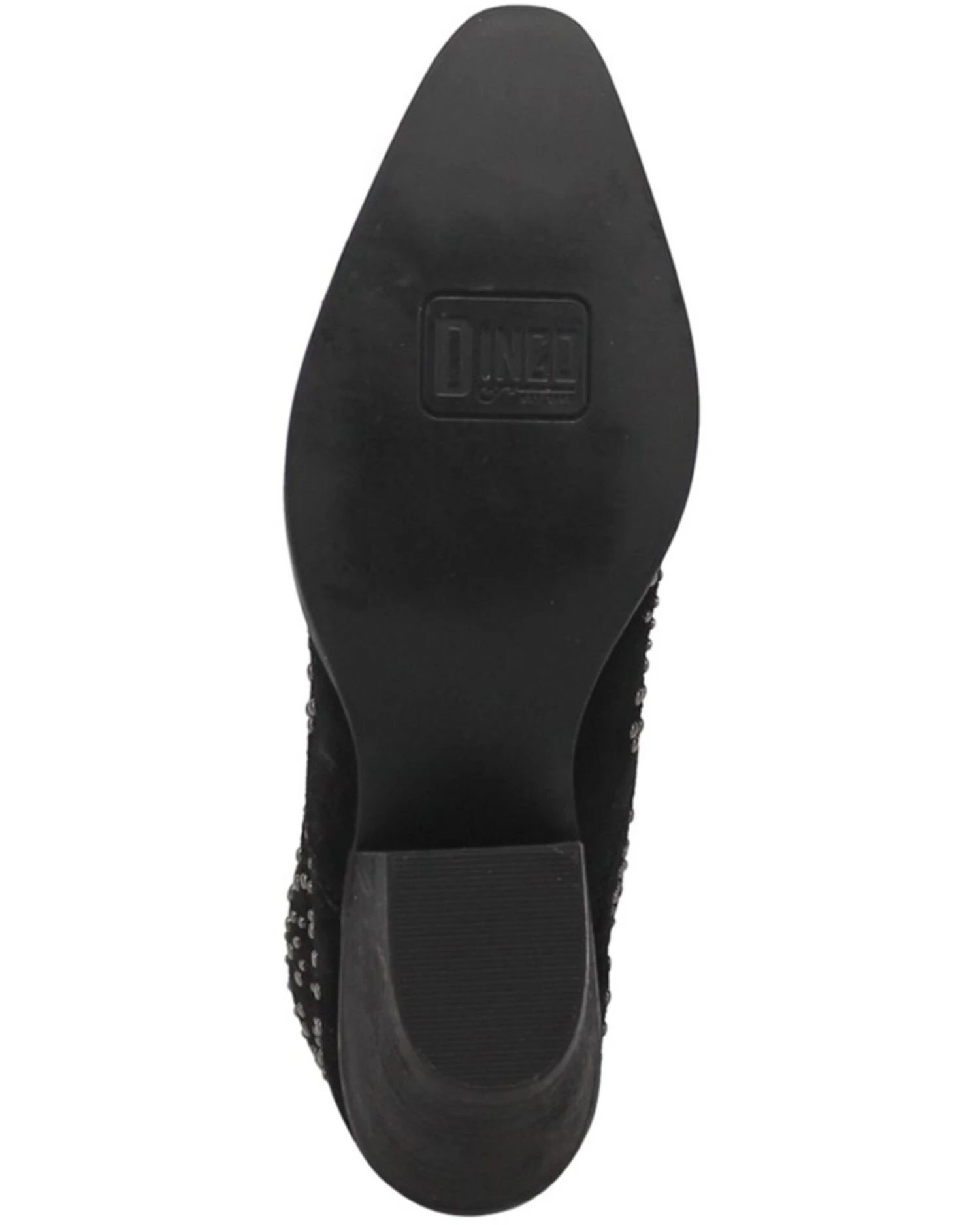 Dingo Women's Denim N Diamonds Studded Western Fashion Booties - Round Toe - Image 7