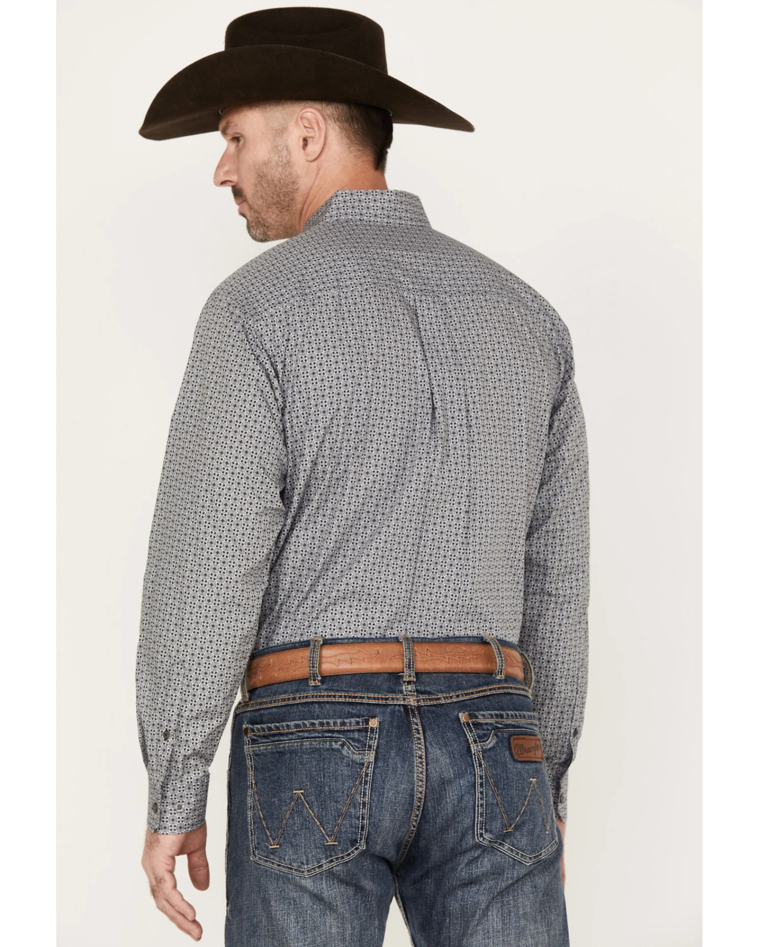 Cinch Men's Geo Print Button Down Long Sleeve Western Shirt - Big &Â Tall - Image 4