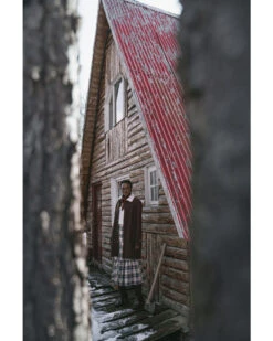 Cleo + Wolf Women's Plaid Print Button Front Midi Skirt