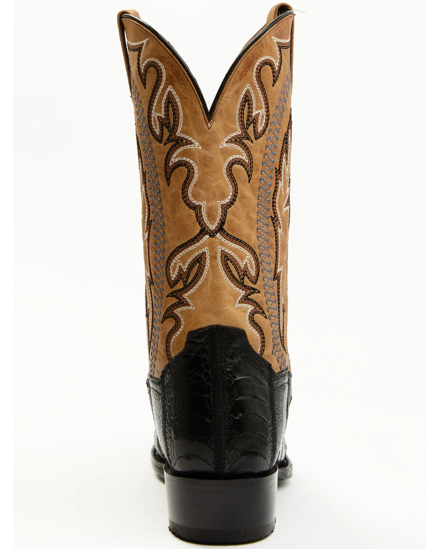 Dan Post Men's Ostrich Leg Exotic Western Boot - Snip Toe - Image 5