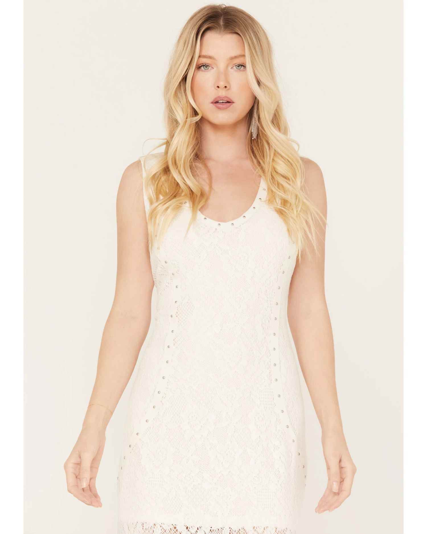 Idyllwind Women's Jasira Rocker Studs And Lace Dress - Image 2