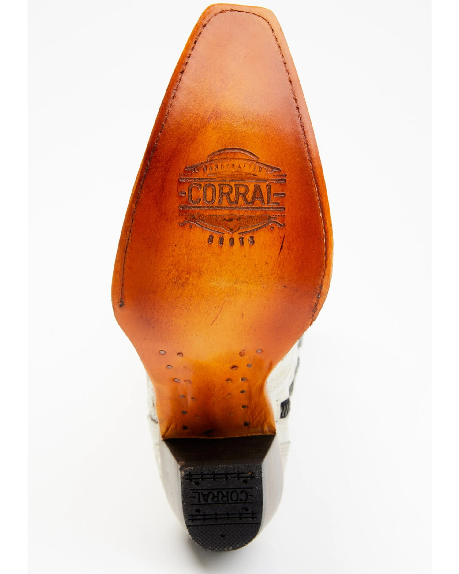 Corral Women's Glitter Overlay Tall Western Boots - Snip Toe - Image 7