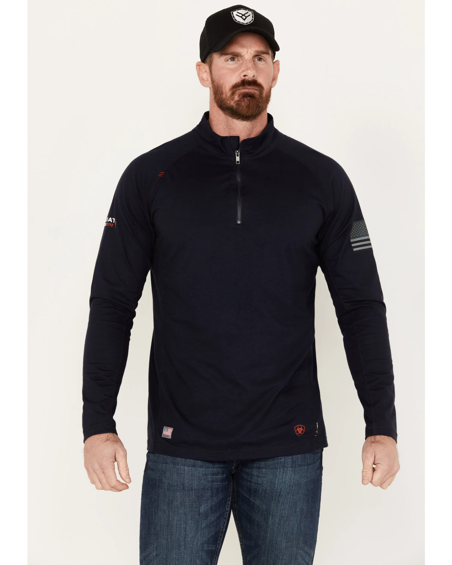 Ariat Men's FR Combat 1/4 Zip Work Pullover