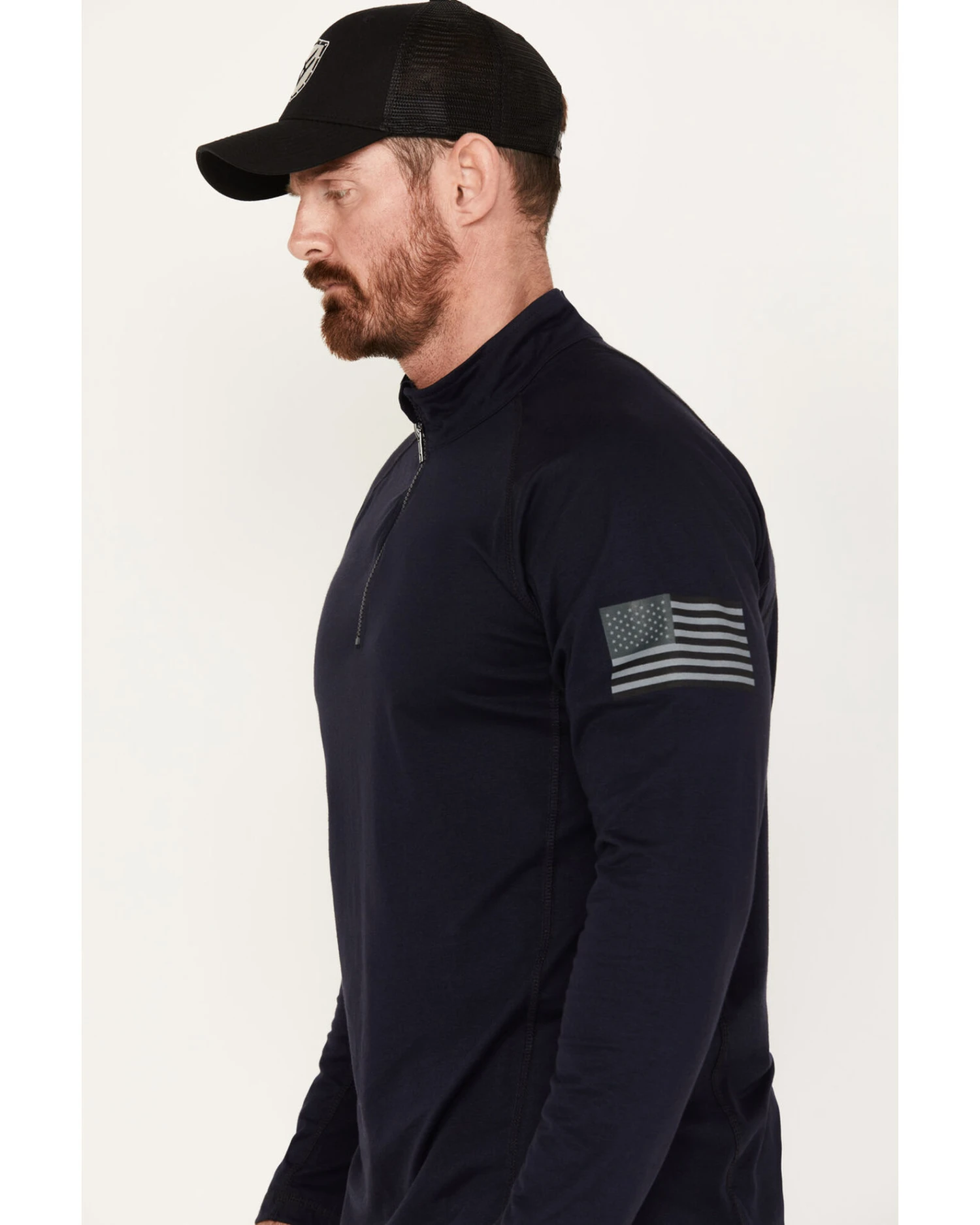 Ariat Men's FR Combat 1/4 Zip Work Pullover - Image 2