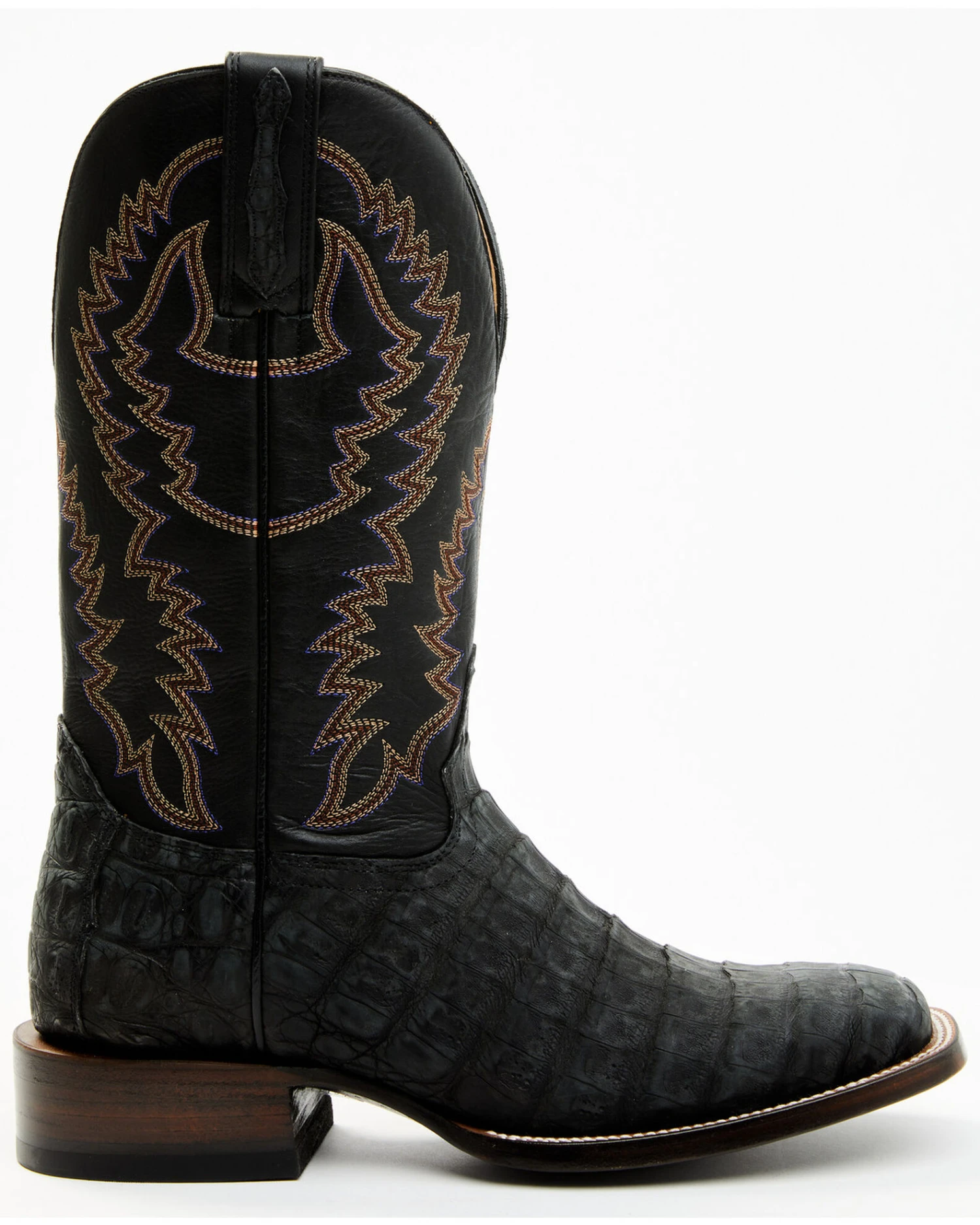 Cody James Men's Exotic Caiman Belly Western Boots - Broad Square Toe - Image 2