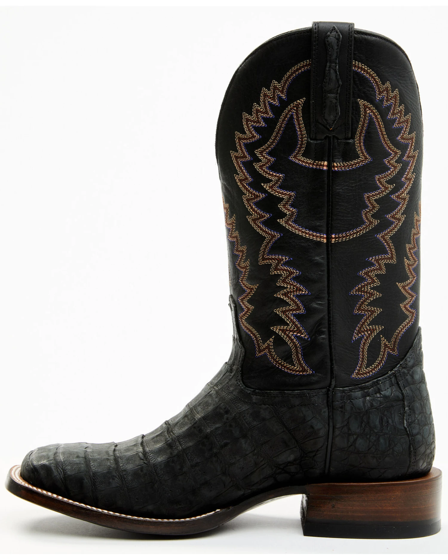 Cody James Men's Exotic Caiman Belly Western Boots - Broad Square Toe - Image 3