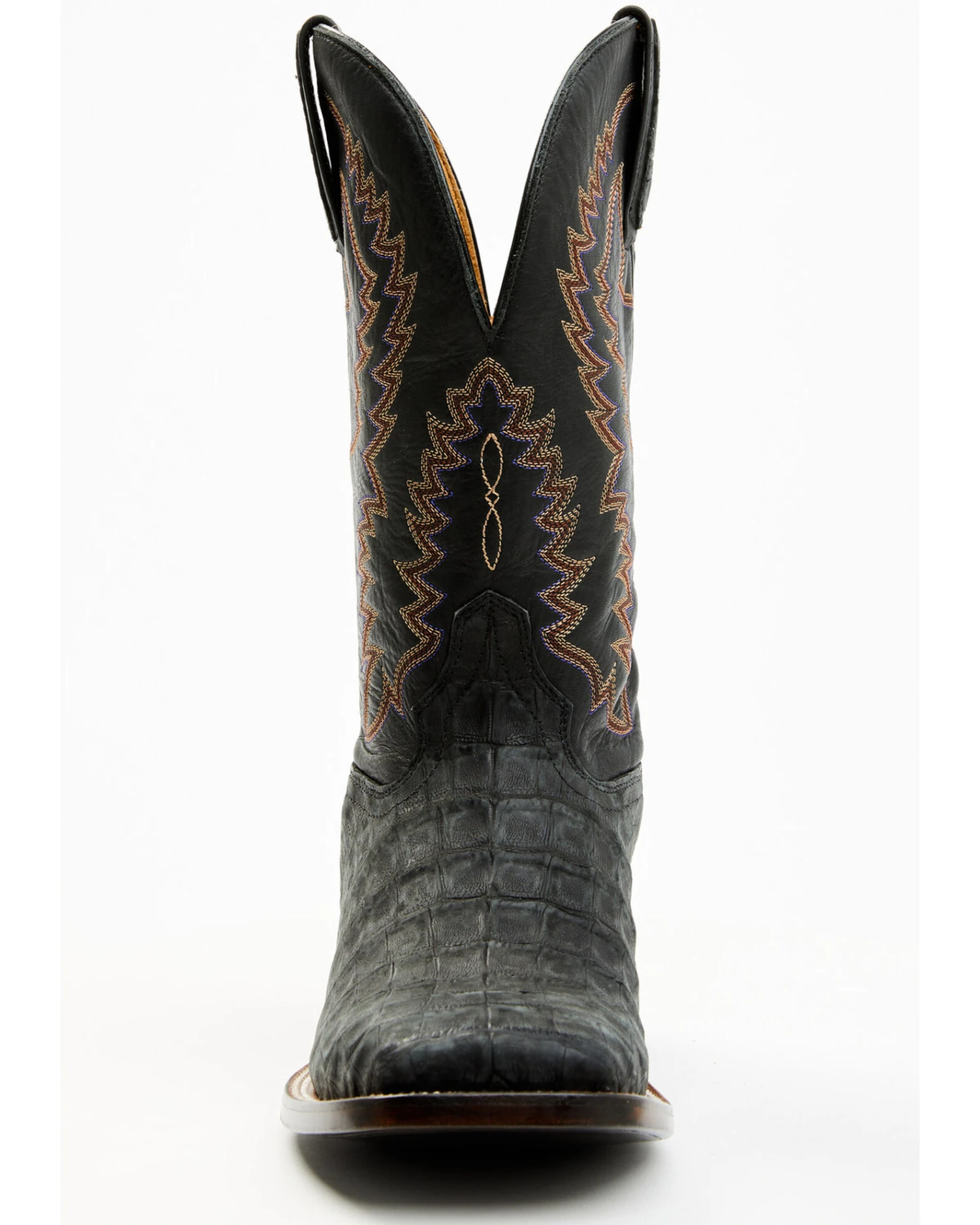 Cody James Men's Exotic Caiman Belly Western Boots - Broad Square Toe - Image 4