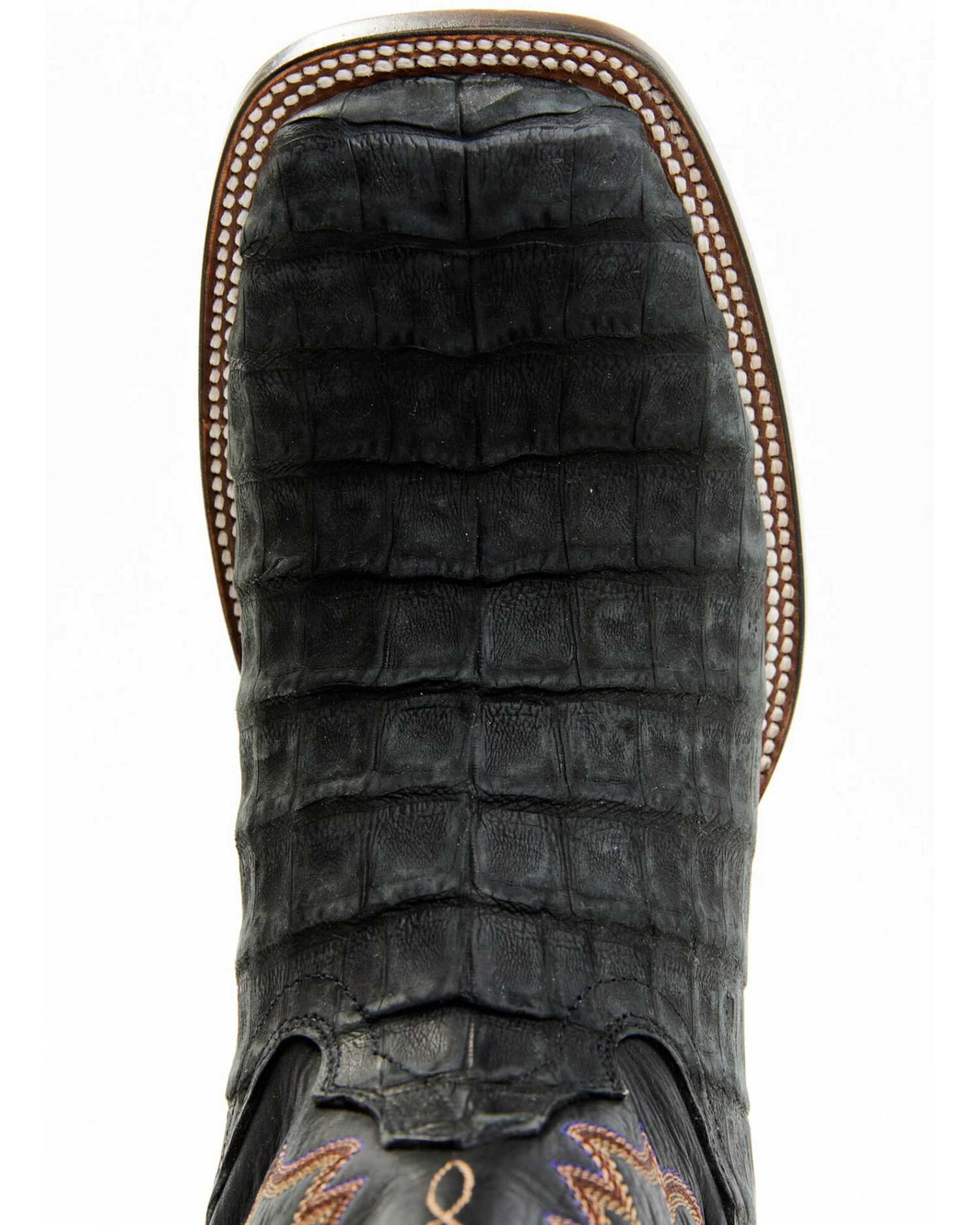 Cody James Men's Exotic Caiman Belly Western Boots - Broad Square Toe - Image 6