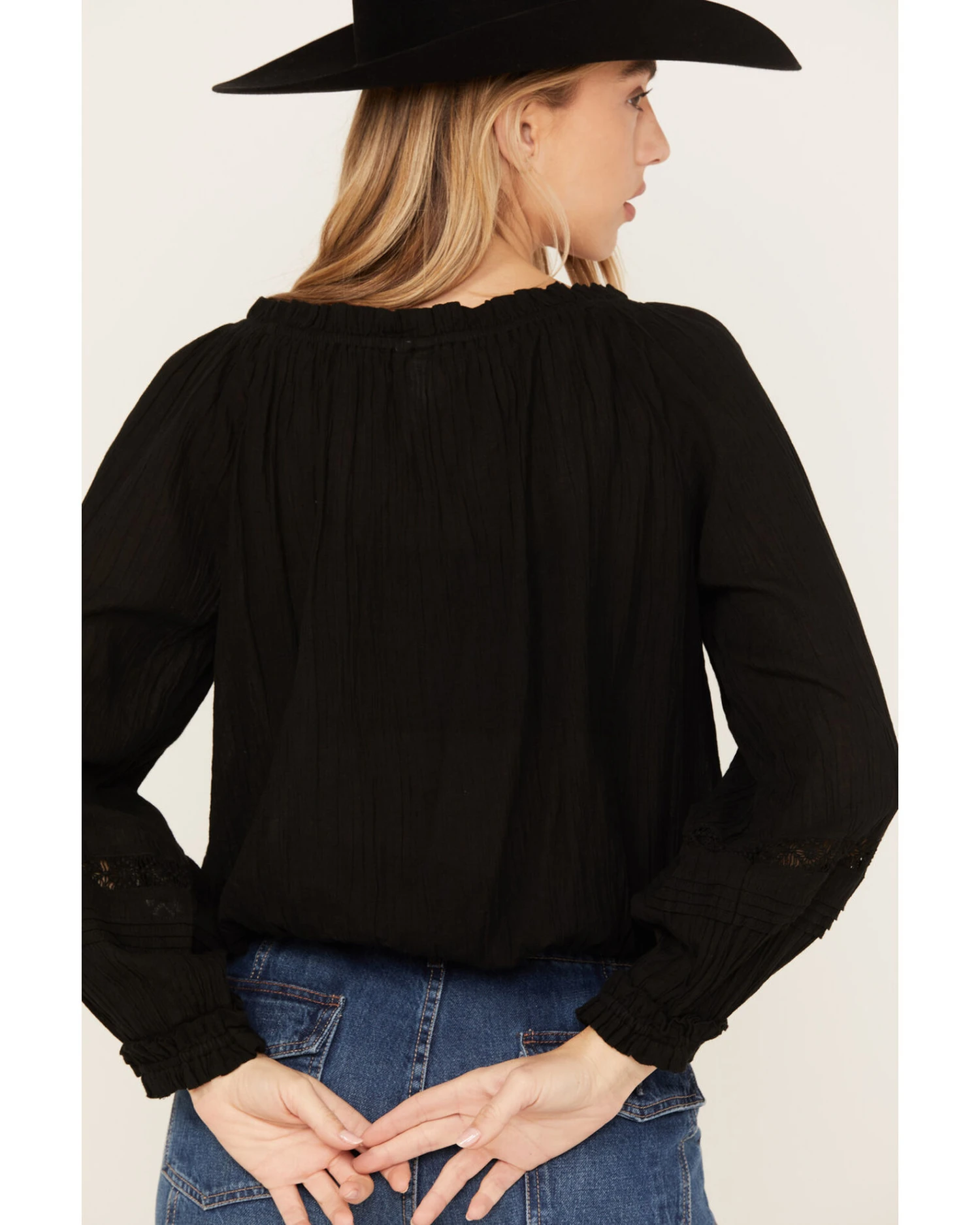 Revel Women's Long Sleeve Peasant Top - Image 4