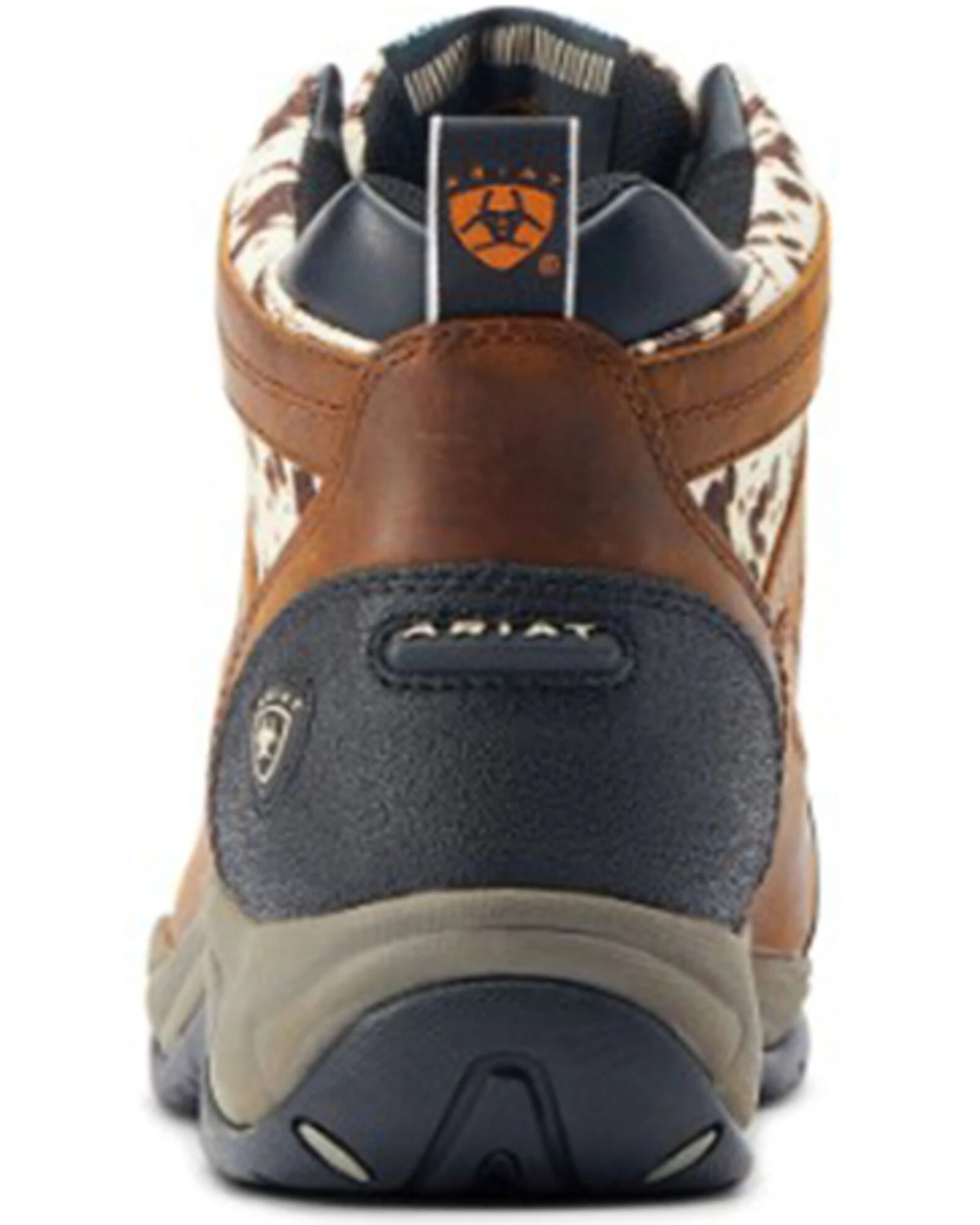 Ariat Women's Cow Print Terrain Waterproof Boots - Round Toe - Image 3